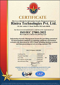 ISO Certificate
